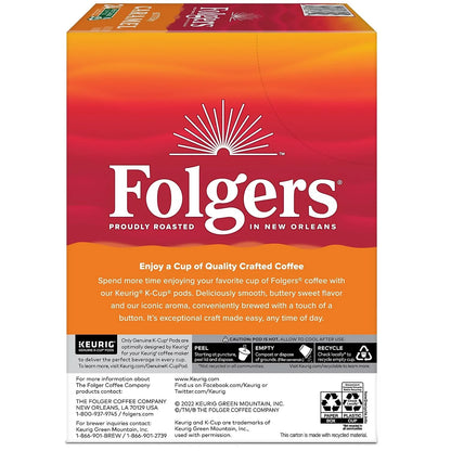 Folgers 6680 Caramel Drizzle Coffee K-Cups, 24/box