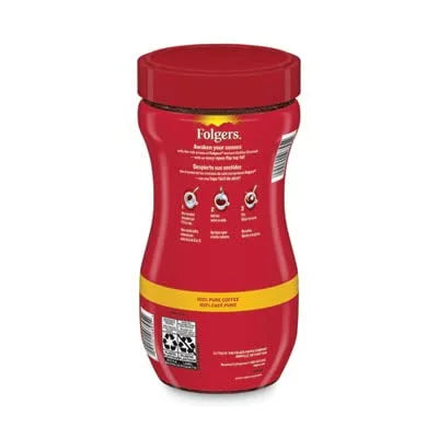Folgers Instant Coffee Crystals, Classic Roast, 16 Ounce
