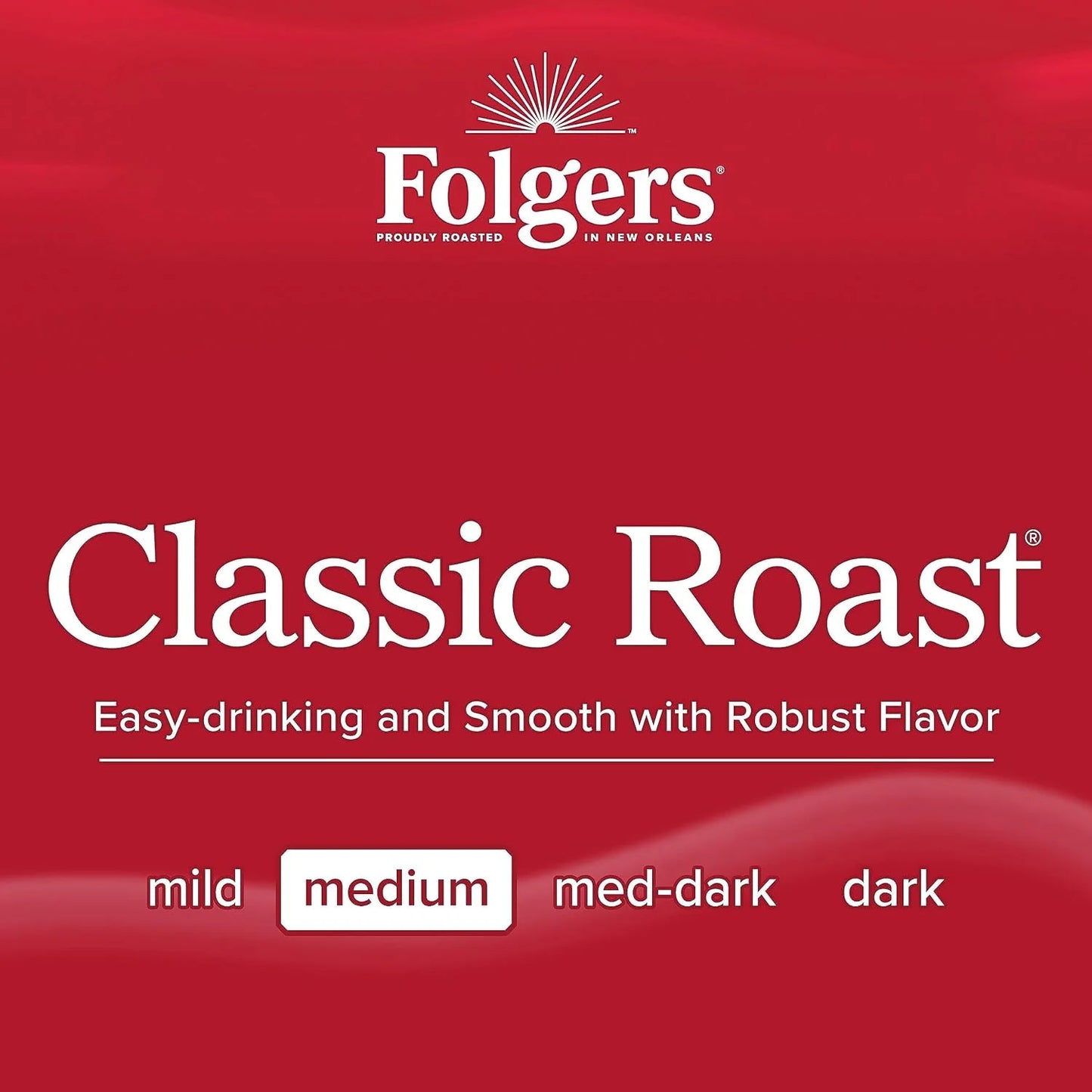 Folgers Classic Decaf Instant Coffee Singles, Medium Roast, 19 Count