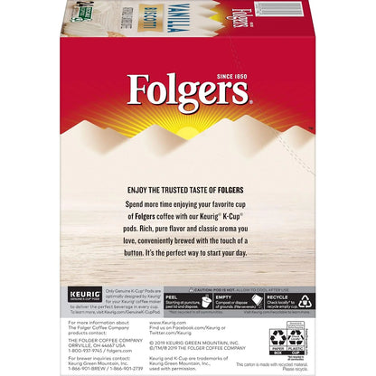 Folgers Vanilla Biscotti Flavored Coffee, 24 Keurig K-Cup Pods