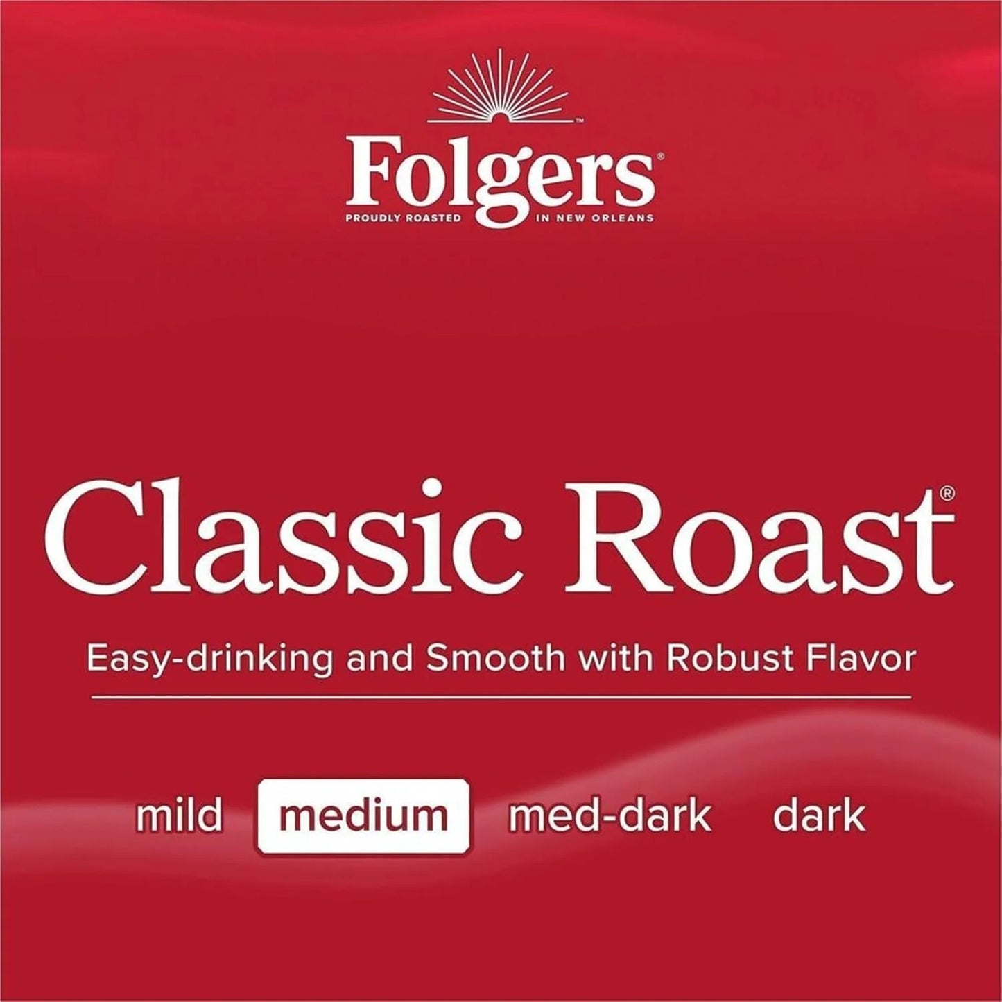 Folgers Classic Roast Medium Roast Ground Coffee, 36 Pack of 9 Ounce Fraction Packets, Frac Packs