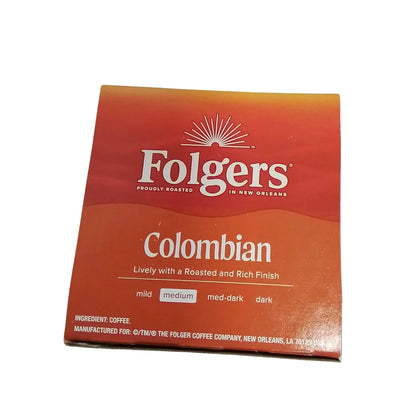Folgers K Cups 100% Colombian Coffee for Keurig Makers, Medium Roast, 72 Count