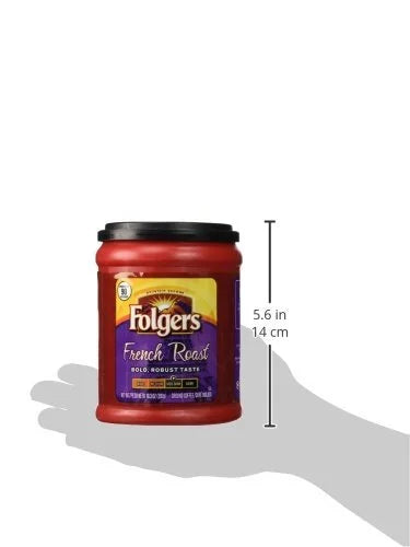 Folgers French Roast Medium Dark Coffee 10.3 oz