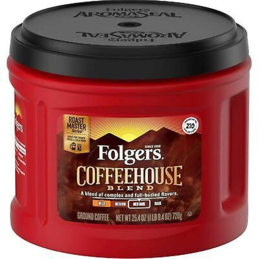 Folgers Gourmet Supreme Medium Dark Roast Ground Coffee, 24.2 Ounces