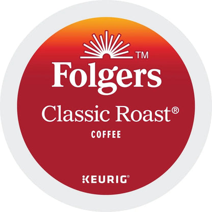 Folgers® Single-Serve Coffee K-Cup®, Classic Roast, Carton Of 96, 4 x 24 Per Box