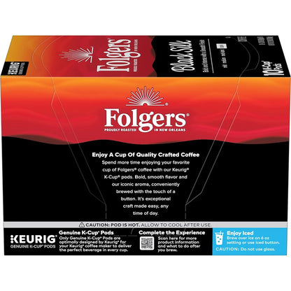 Folgers Black Silk Coffee, Dark Roast, Keurig K-Cup Pods, 60 Count