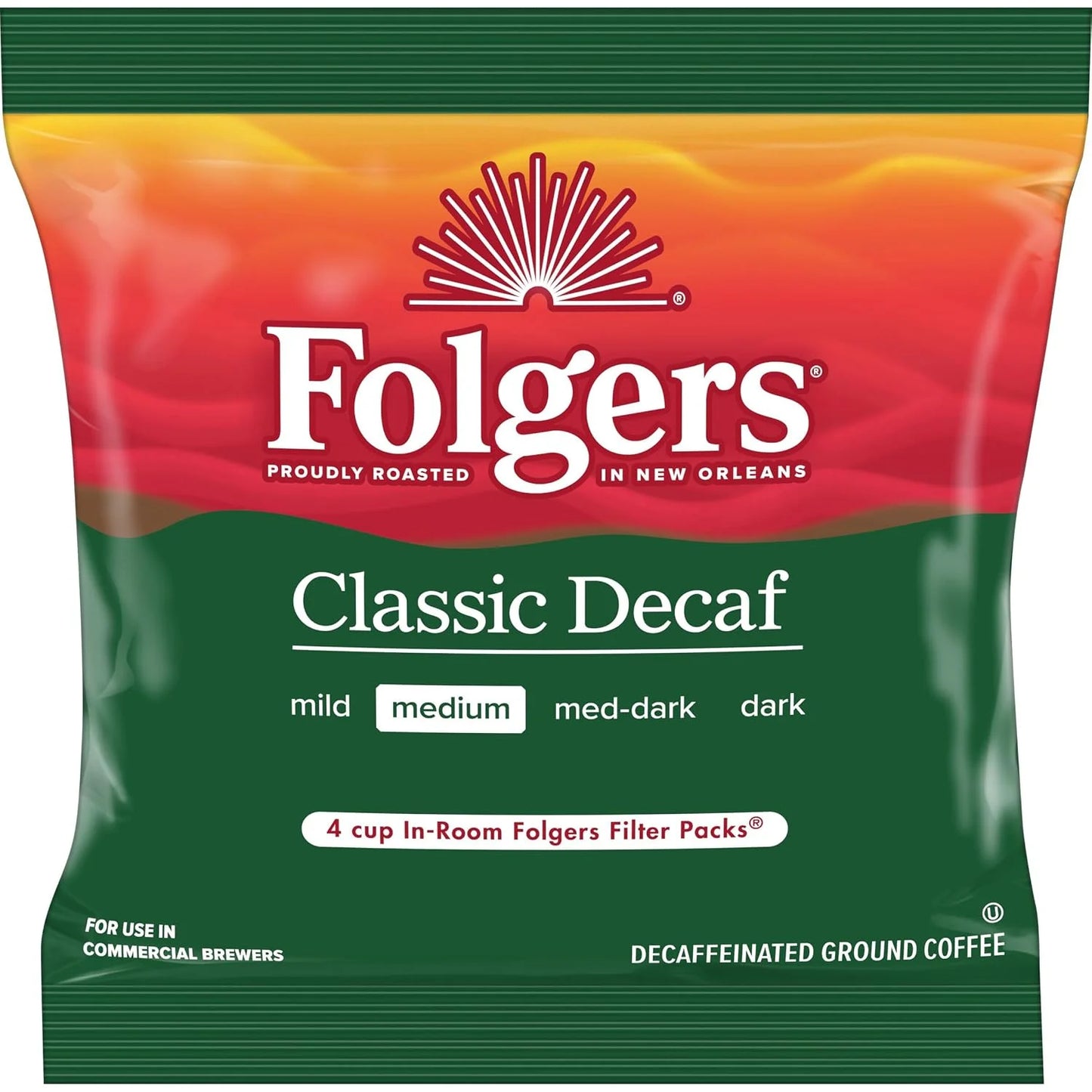 Folgers Decaf Ground Coffee, .60 Ounce (200 Count)