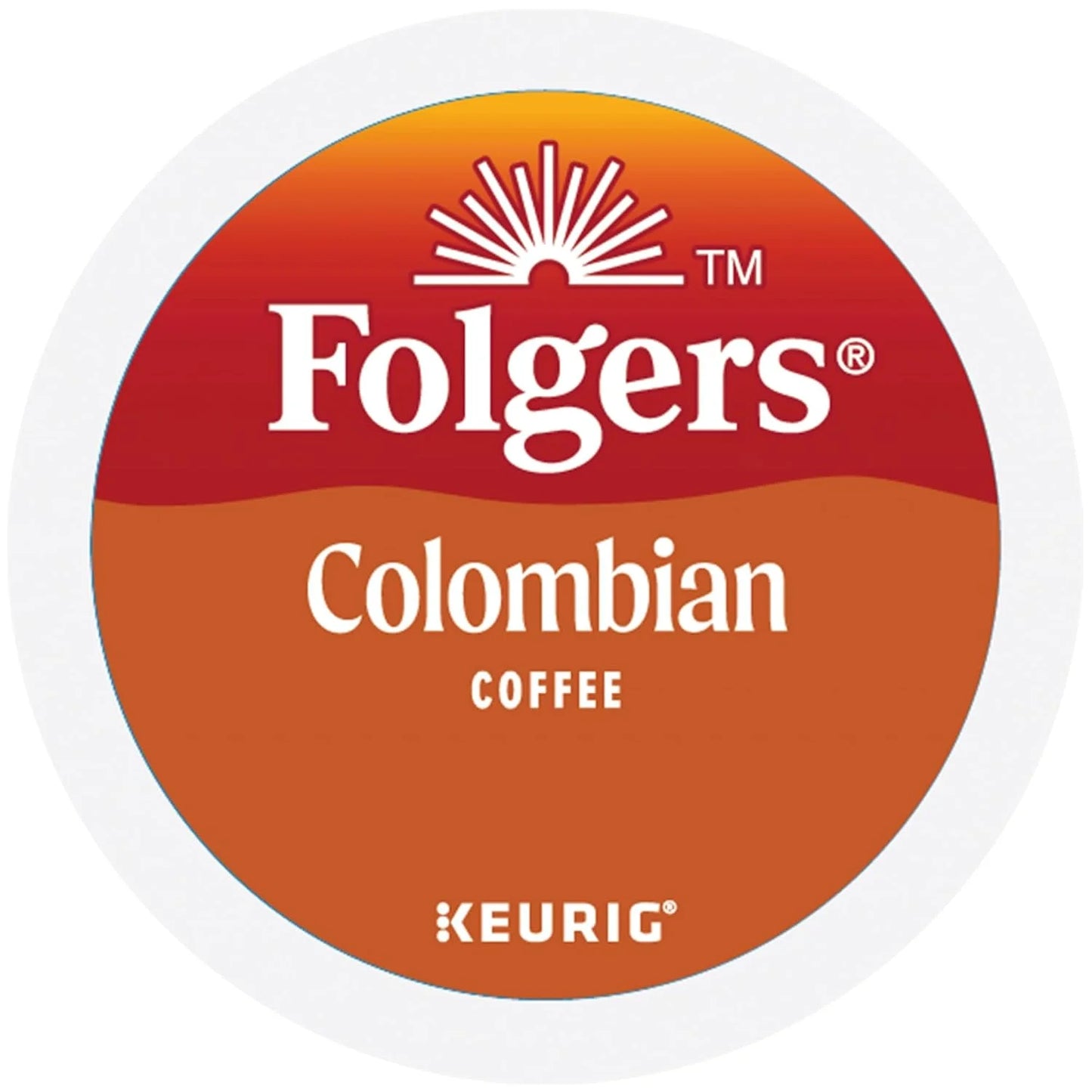 Folgers 100% Colombian Medium Roast Coffee, 96 Keurig K-Cup Pods