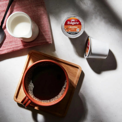 Folgers Colombian Coffee, Medium Roast, Keurig K-Cup Pods, 10 Count Box