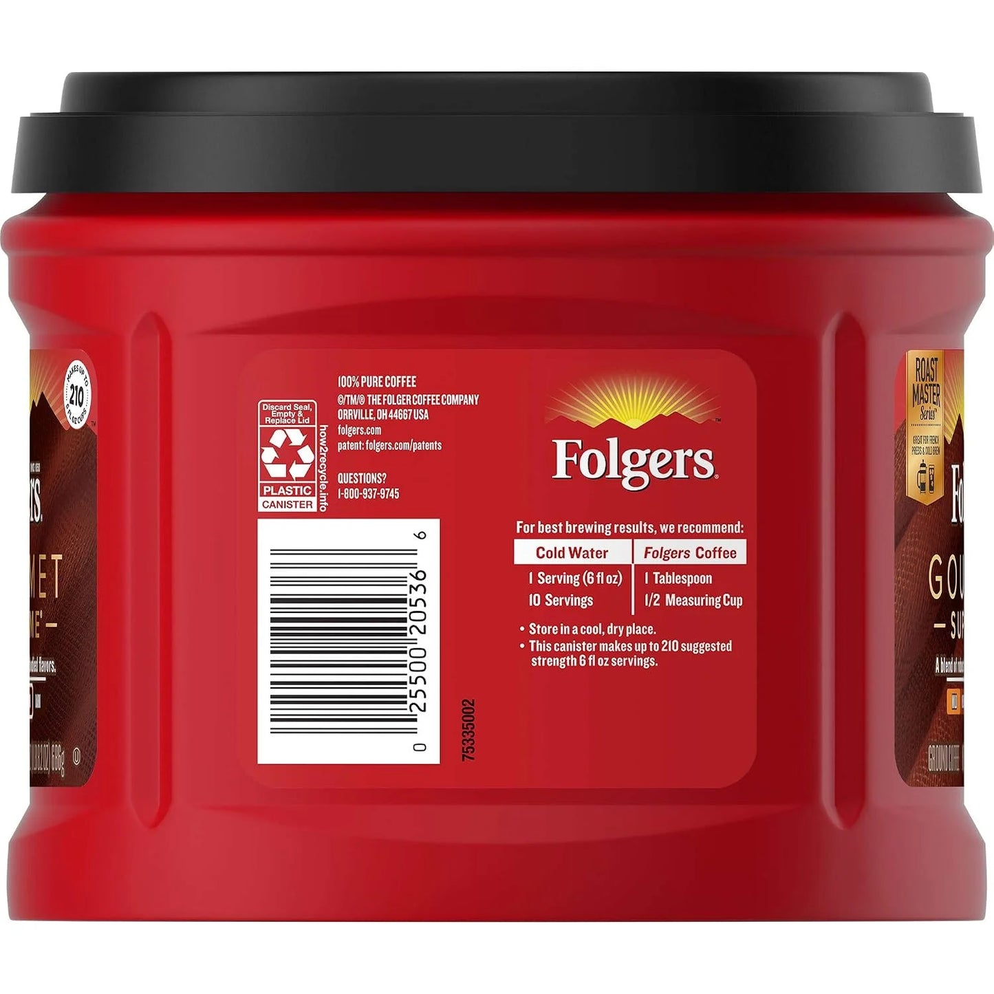Folgers Gourmet Supreme Medium Dark Roast Ground Coffee, 24.2 Ounces