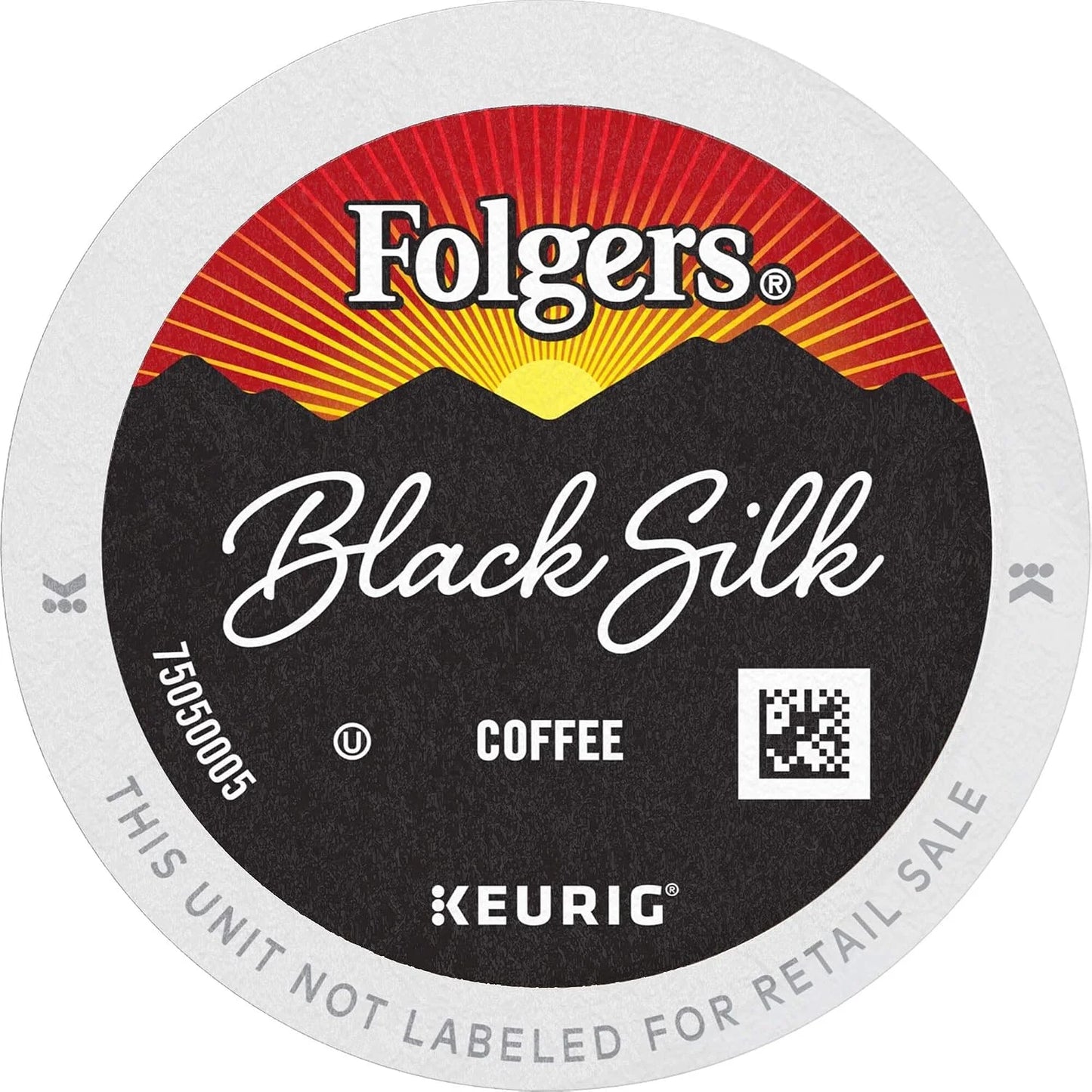 Folgers Black Silk Dark Roast Coffee, 24 K Cups for Keurig Coffee Makers
