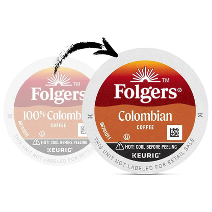 Folgers Colombian, Medium Roast Coffee, K-Cup Pods