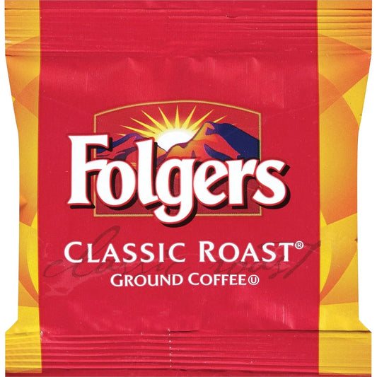 Folgers Classic Roast Medium Roast Ground Coffee, 36 Pack of 9 Ounce Fraction Packets, Frac Packs