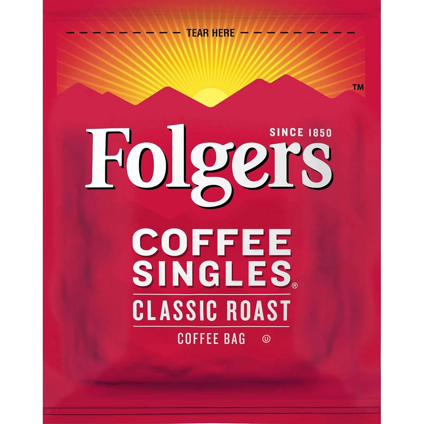 Folgers Classic Roast Coffee Singles, 19 ct