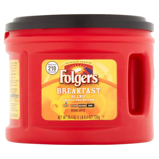 Folgers French Roast Medium Dark Roast Ground Coffee, 24.2 Ounces