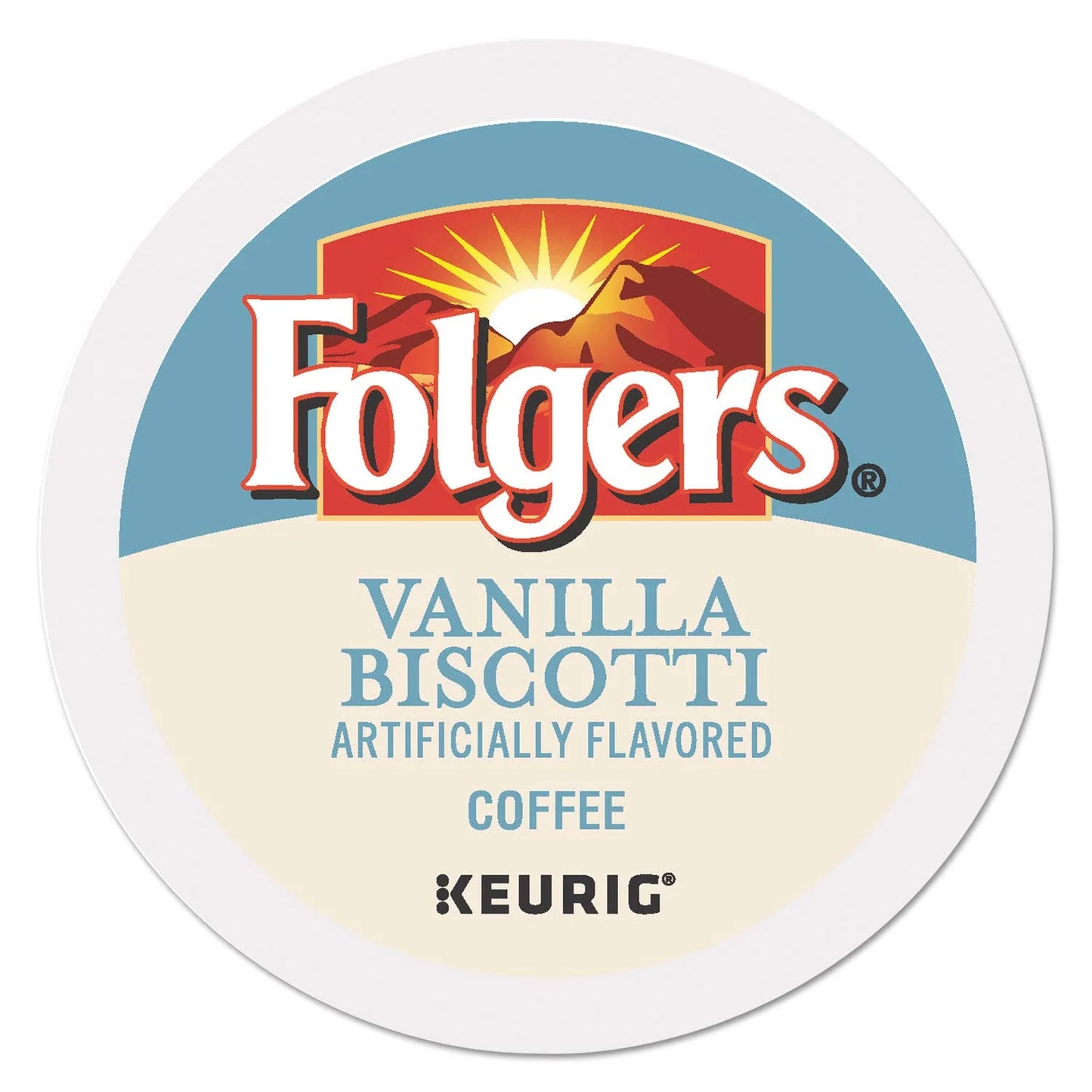 Folgers Gourmet Selections Single Cup for Keurig Brewers, Vanilla Biscotti, 24 Count