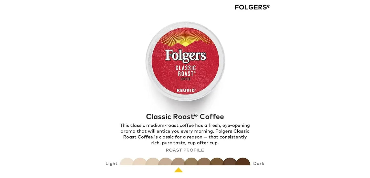 Folgers Classic Roast K-Cup for Keurig Brewers (48 Count)