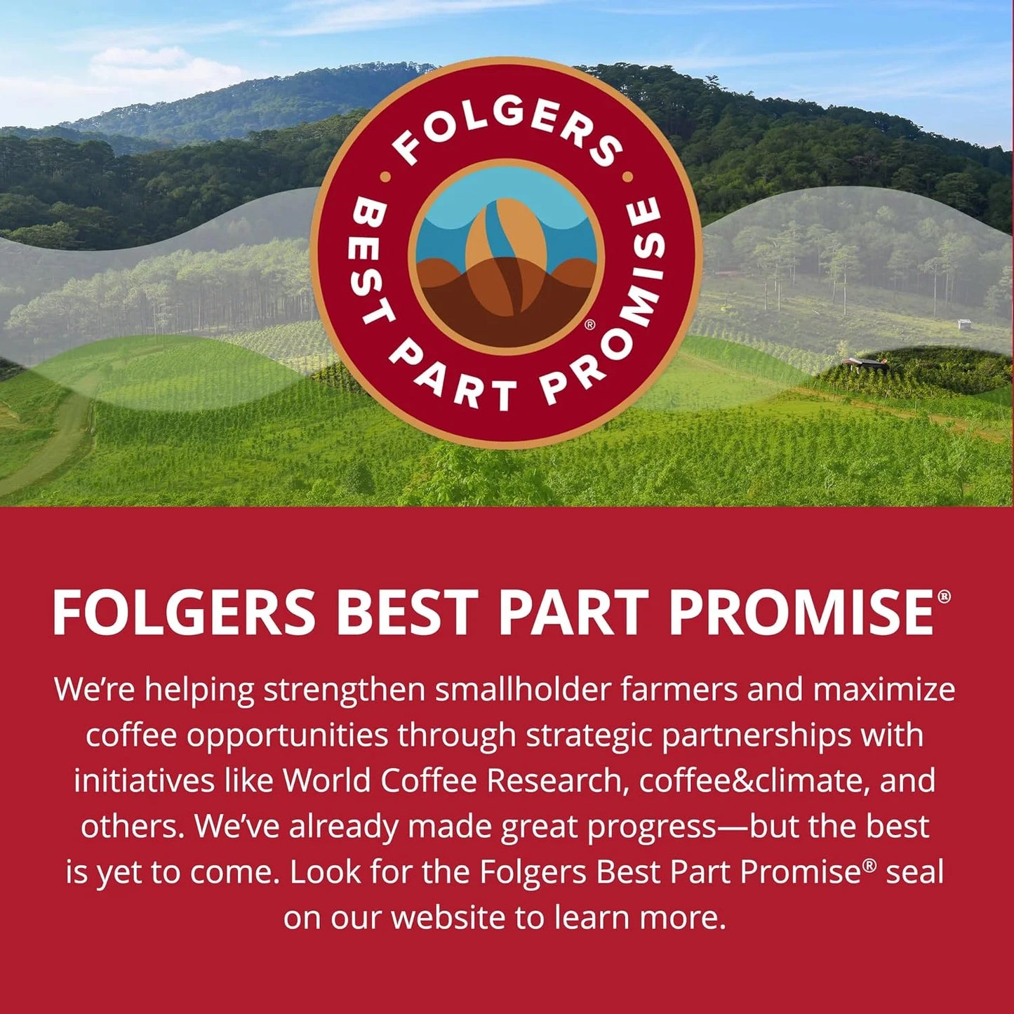 Folgers Colombian Medium Roast Coffee K-Cup Pods, Bulk 128 Count