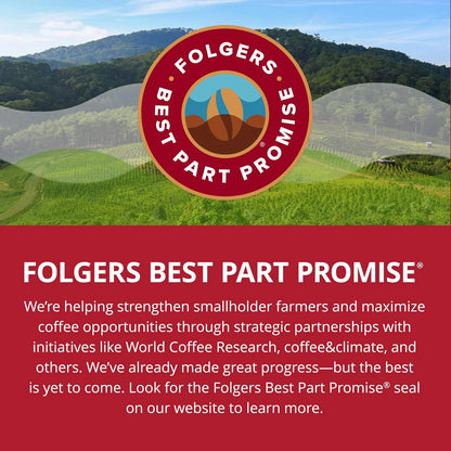 Folgers Colombian Medium Roast Coffee K-Cup Pods, Bulk 128 Count